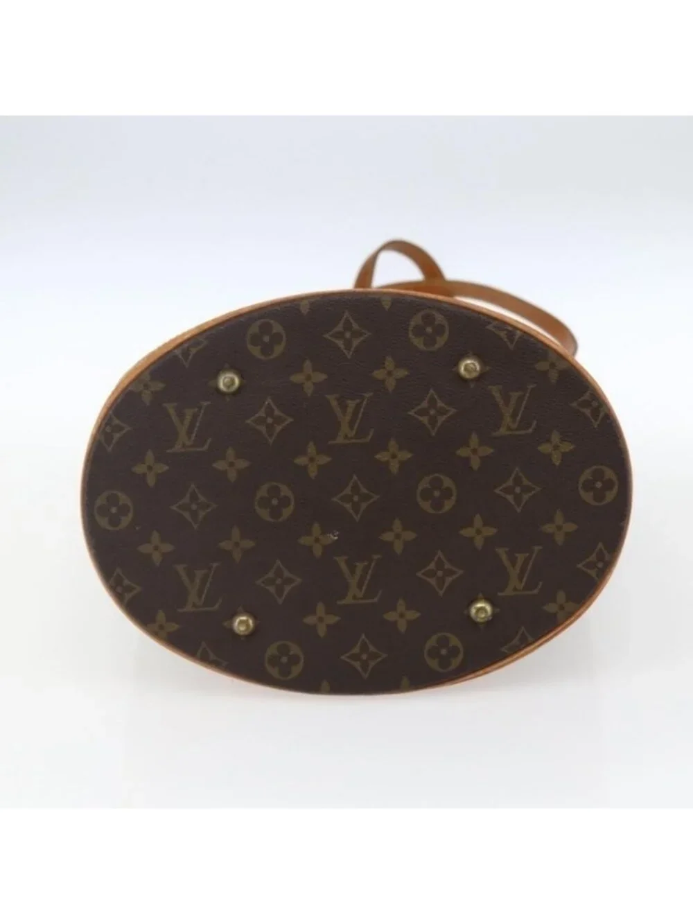 Authentic LOUIS VUITTON Monogram Bucket GM Shoulder Bag M42236 LV